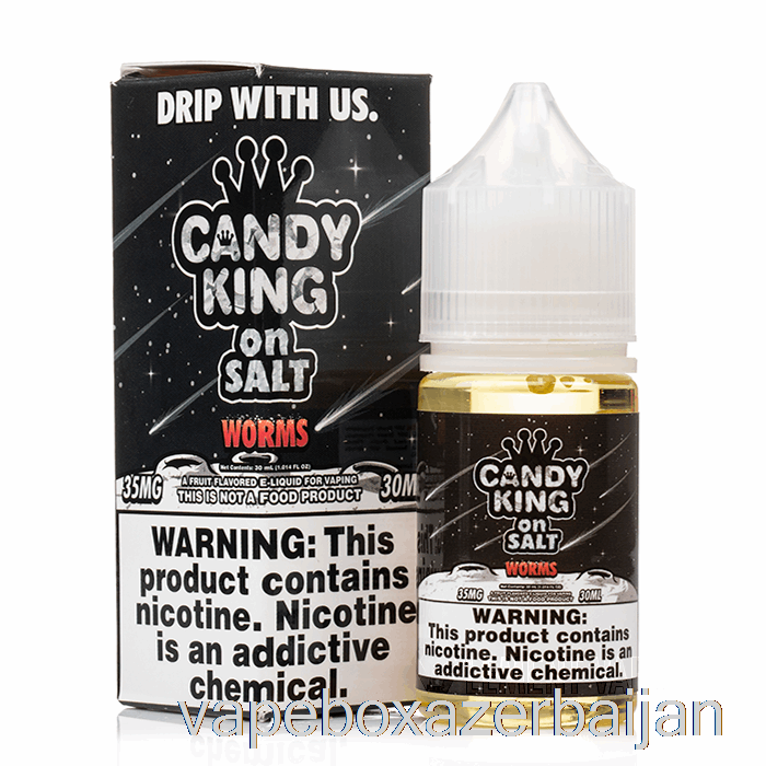 Vape Azerbaijan Worms - Candy King On Salt - 30mL 35mg